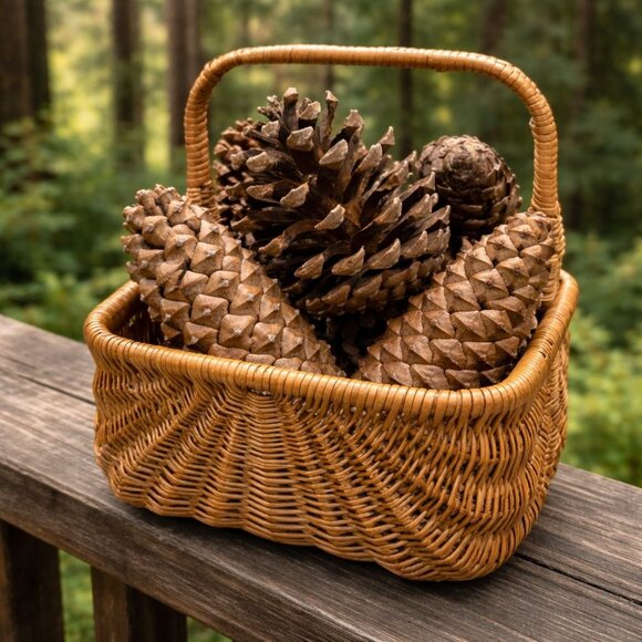 Other - Jeffrey Pinecones – Pack of 10 (Open & Closed) | Cleaned, Cured, Natural Forest